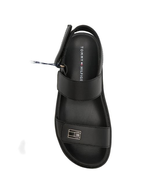Sandalo bambino Tommy Hilfiger nero con velcro TOMMY HILFIGER KIDS | T3A2342840326999